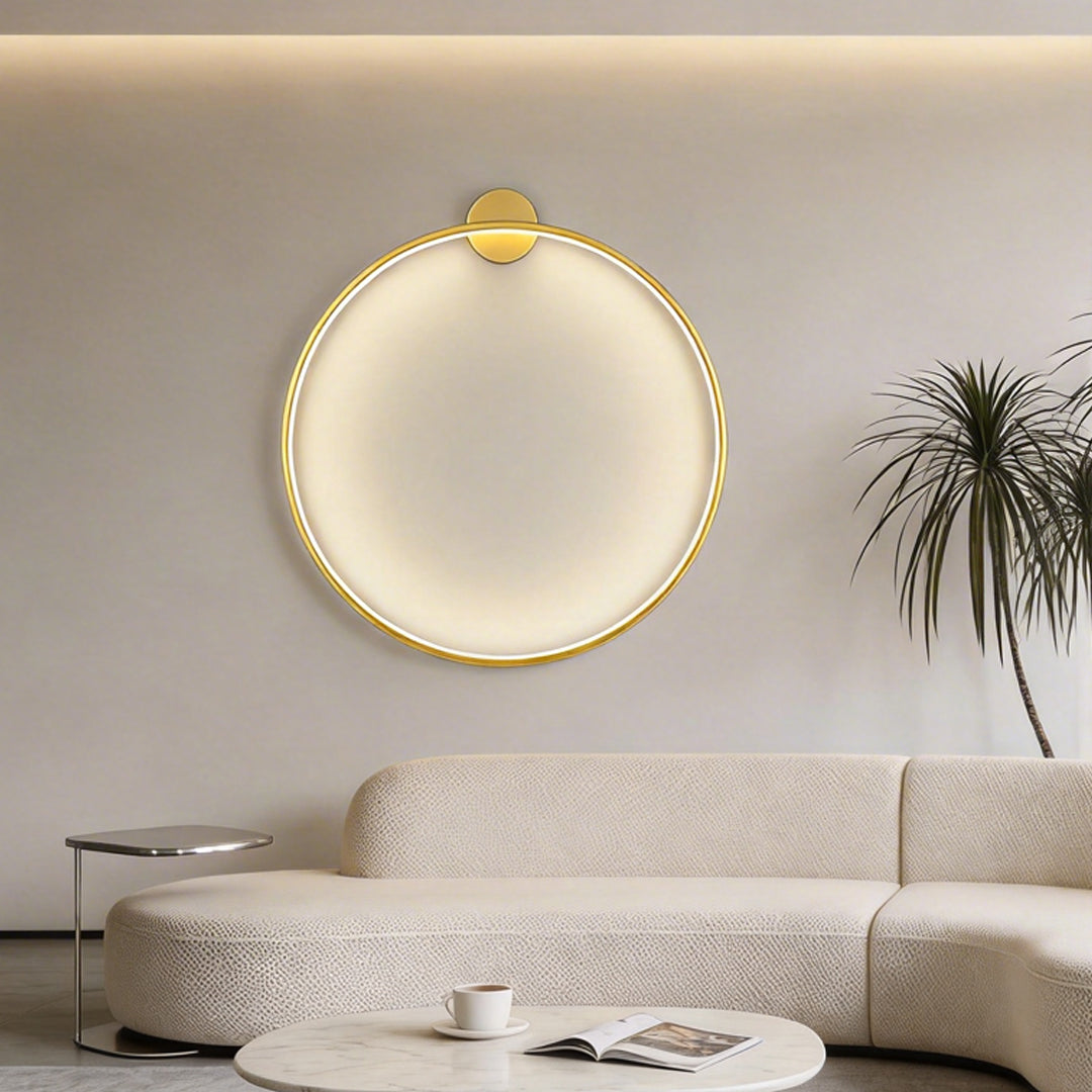 Modern Circular Wall Lamp - Elegant Ambient Light