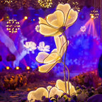 Modern Acrylic Flower Floor Lamp with LED Ambient Lighting