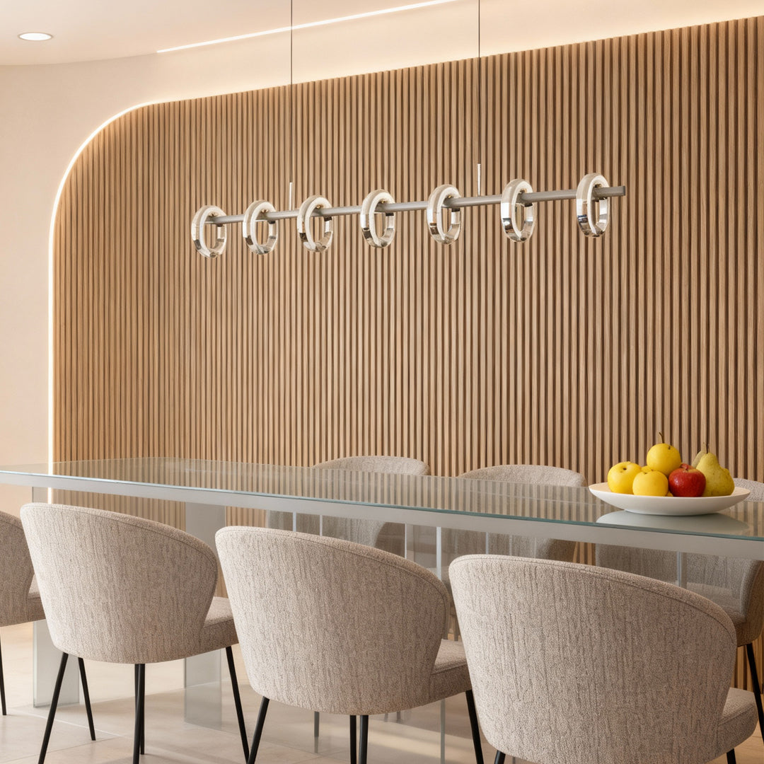 Luxury Italian Linear Suspension Ceiling Light