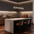 Luxury Italian Linear Suspension Ceiling Light