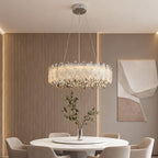 Gold Crystal Country French Chandelier Ceiling Light