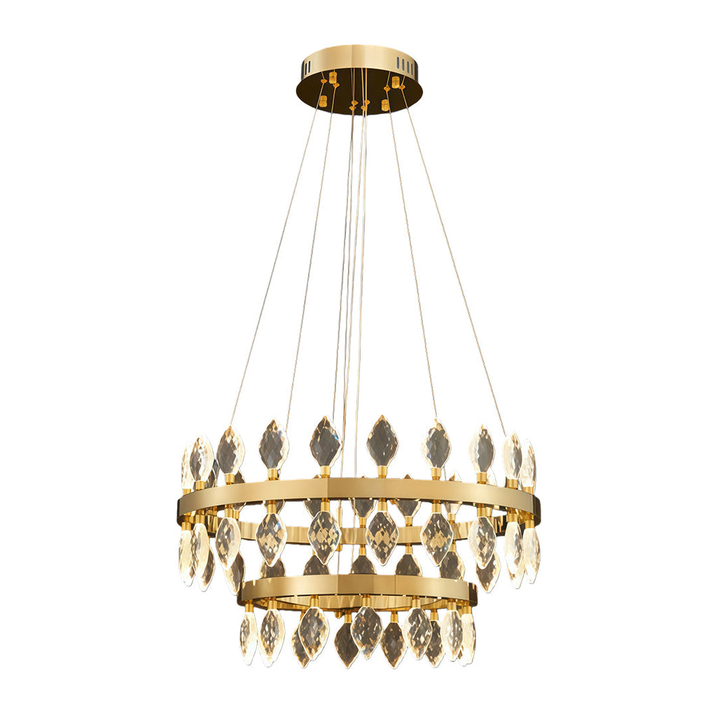Italian Luxury Crystal Chandelier Ceiling Light