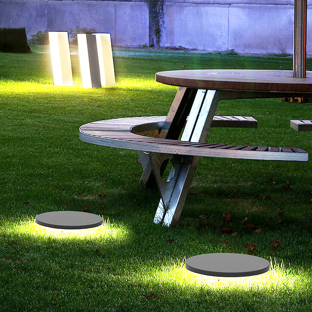 Premium Round LED Landscape Burying Light - Die-Cast Aluminum