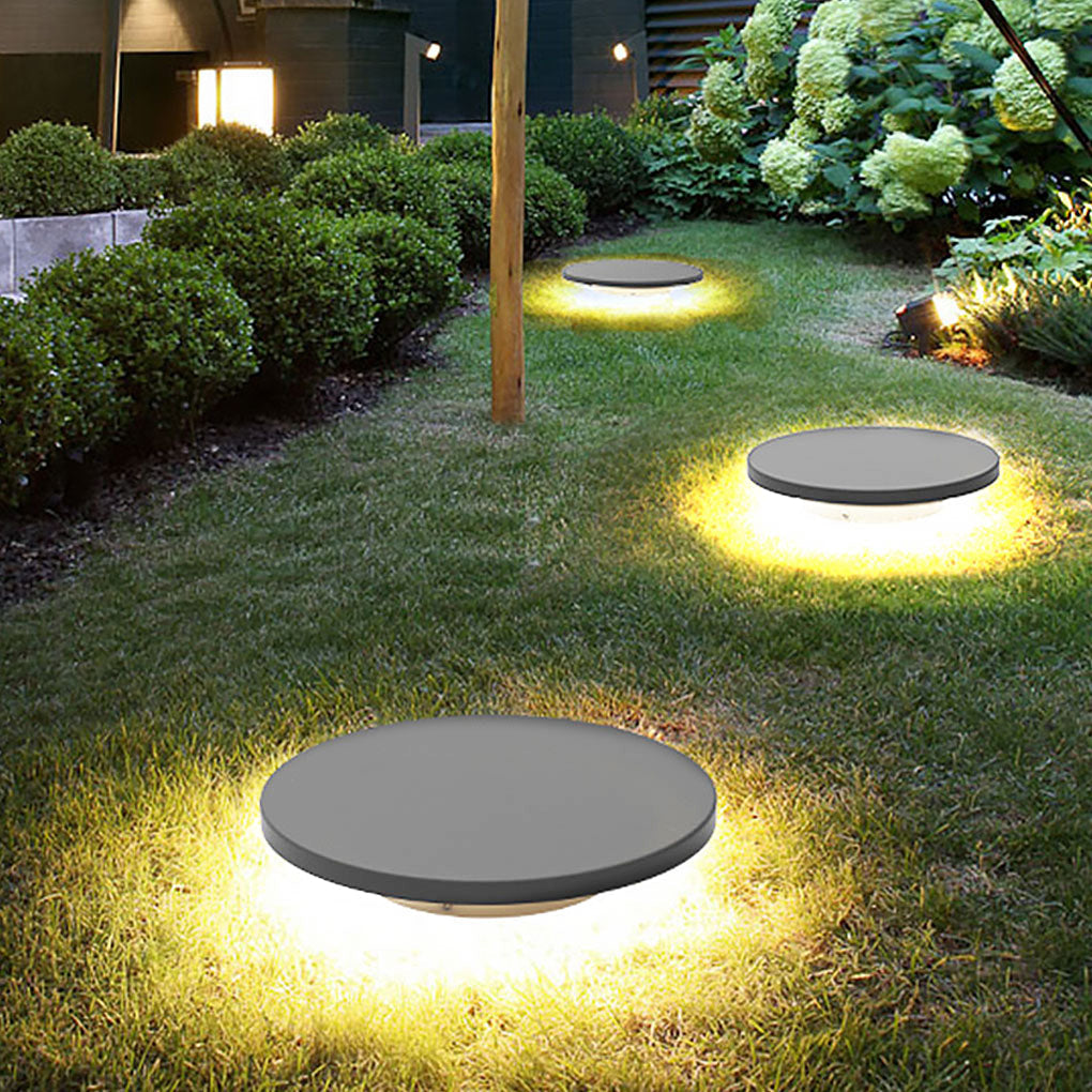 Premium Round LED Landscape Burying Light - Die-Cast Aluminum