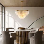 Minimalist Full-Copper Chandelier - Luxury Ceiling Light