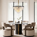 Minimalist Full-Copper Chandelier - Luxury Ceiling Light