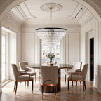 Minimalist Full-Copper Chandelier - Luxury Ceiling Light