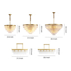 Minimalist Full-Copper Chandelier - Luxury Ceiling Light