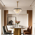 Minimalist Full-Copper Chandelier - Luxury Ceiling Light