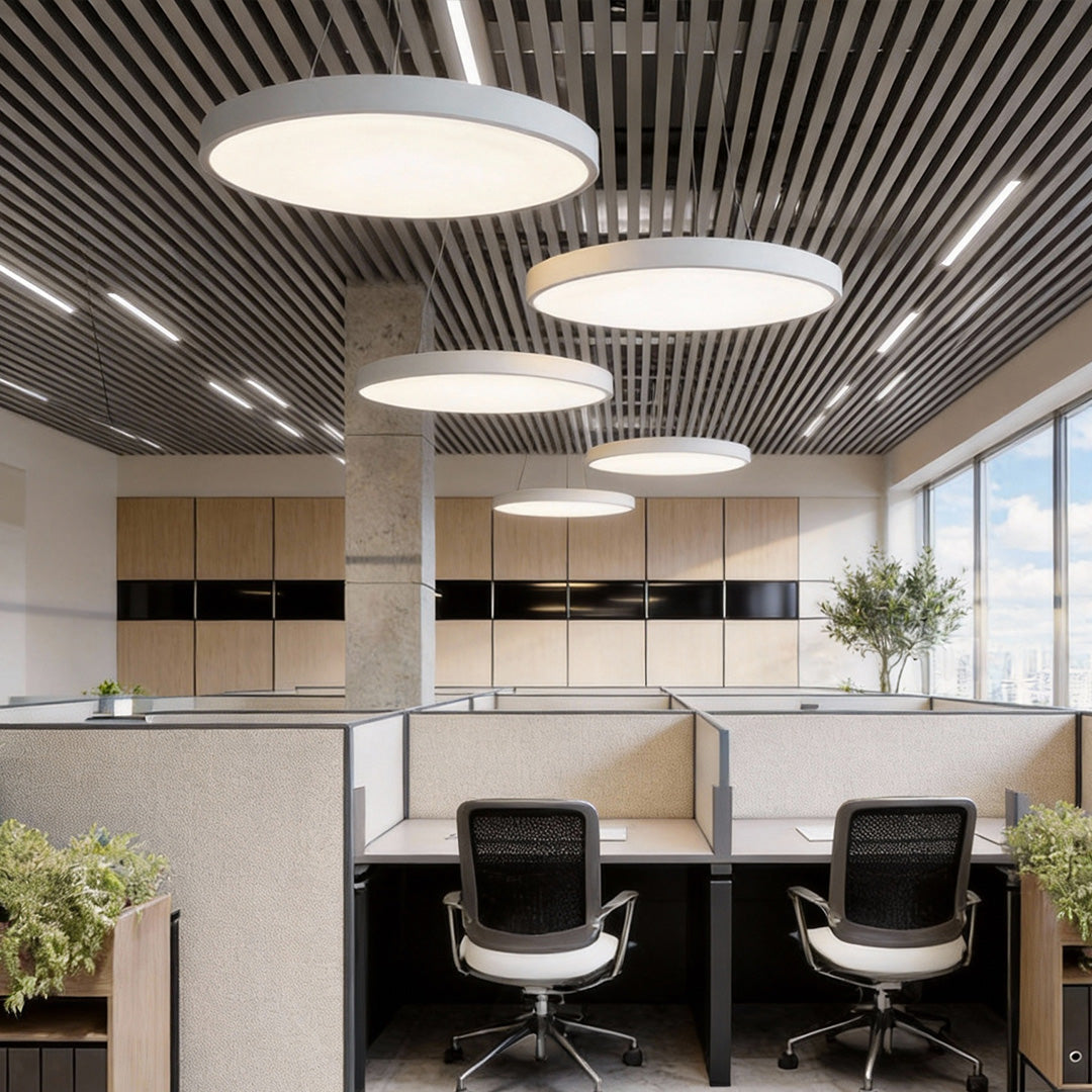 Minimalist Round Metal Pendant Ceiling Light