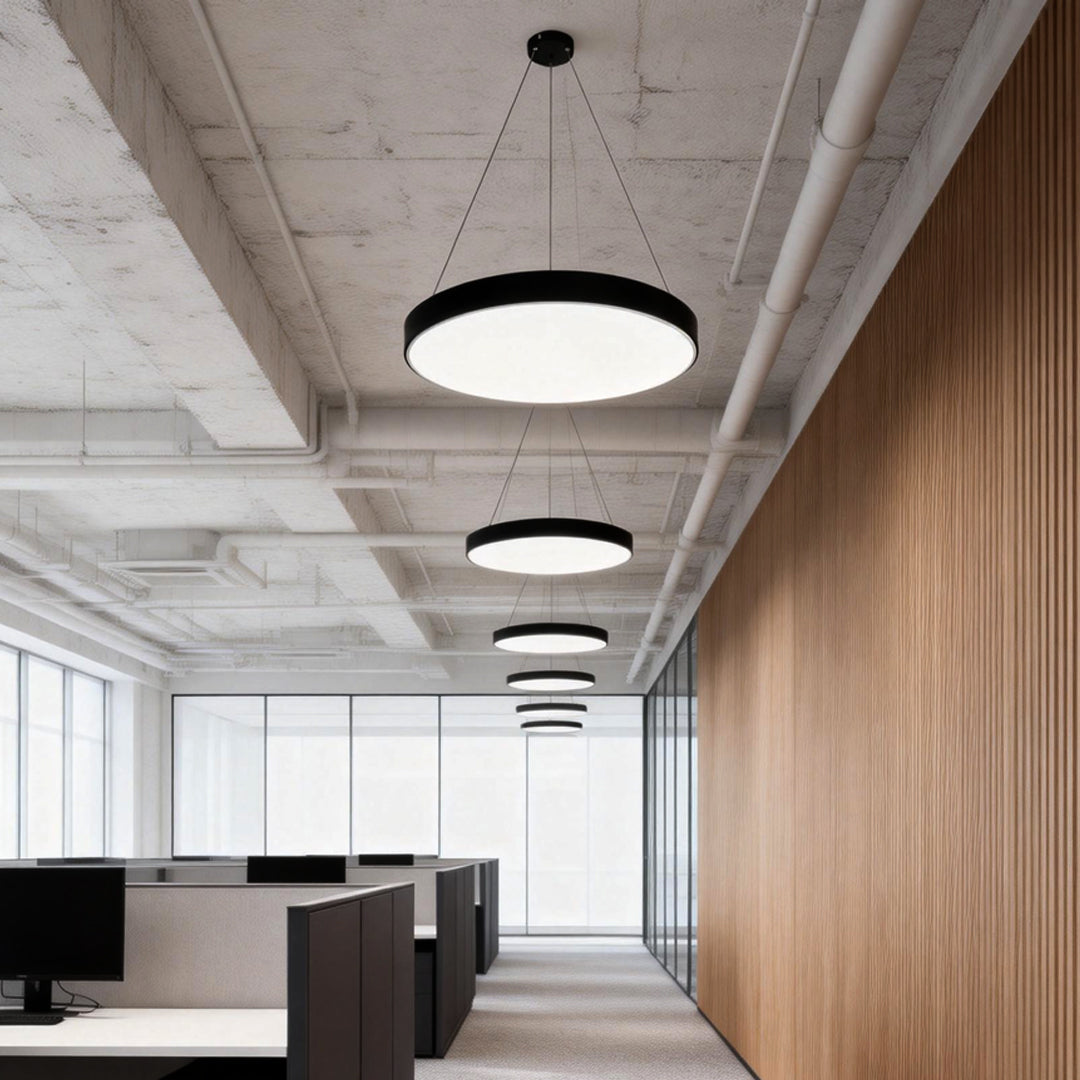 Minimalist Round Metal Pendant Ceiling Light