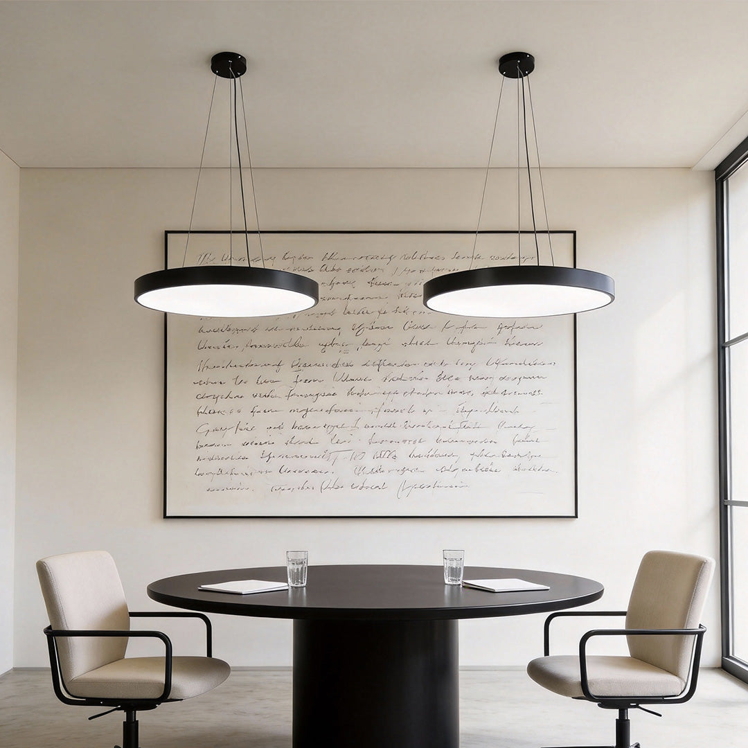 Minimalist Round Metal Pendant Ceiling Light