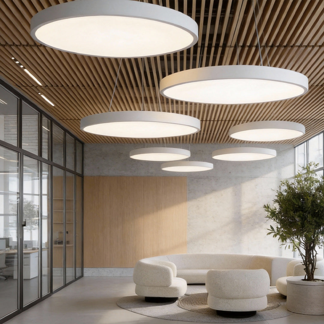 Minimalist Round Metal Pendant Ceiling Light