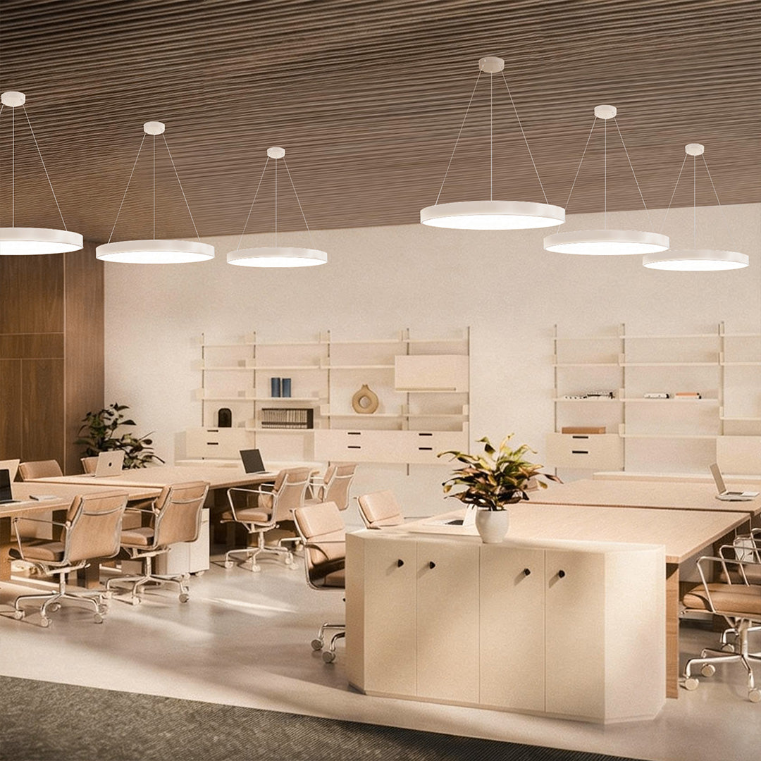 Minimalist Round Metal Pendant Ceiling Light