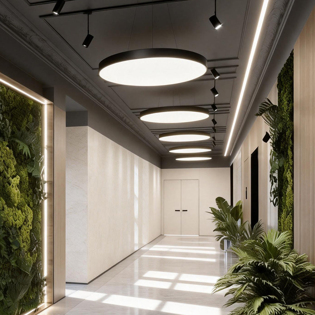 Minimalist Round Metal Pendant Ceiling Light