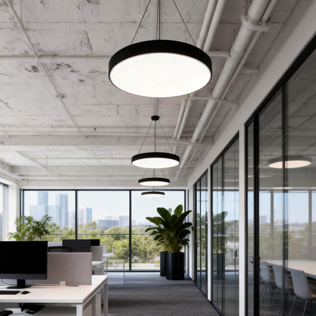 Minimalist Round Metal Pendant Ceiling Light