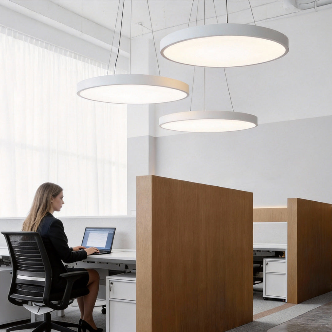 Minimalist Round Metal Pendant Ceiling Light