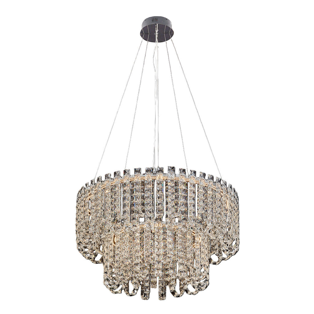 Modern Minimalist Crystal Chandelier - Luxury Ceiling Light