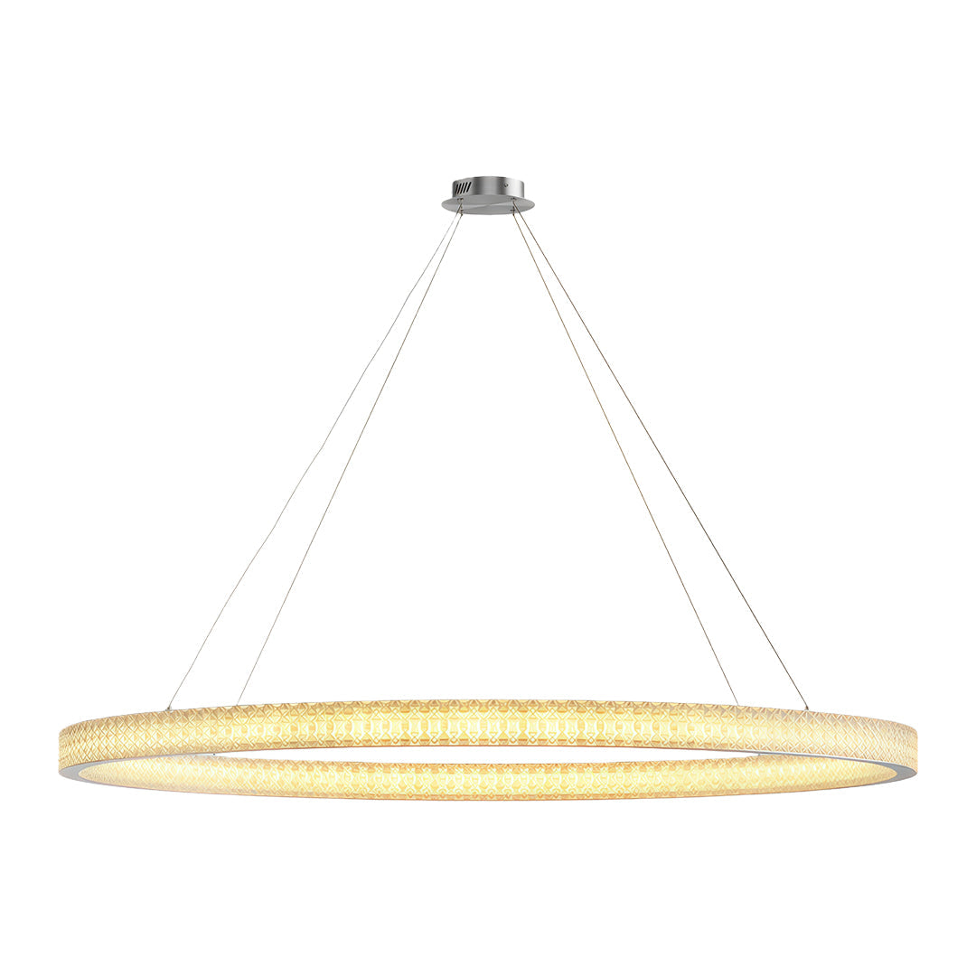 Luxury Copper Circular Chandelier Ceiling Light