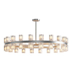 Premium Crystal Chandelier with Copper Ceiling Fixture