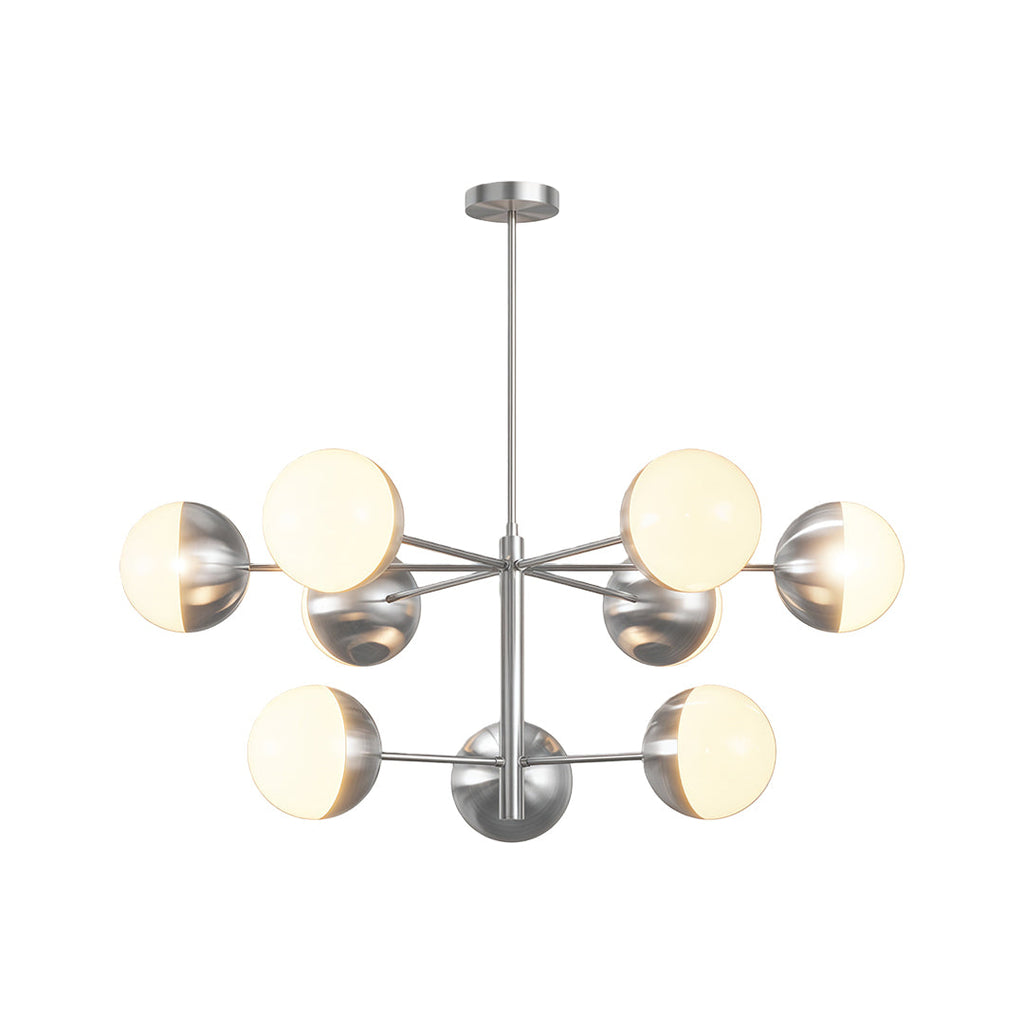 Modern Solid Copper Globe Chandelier Ceiling Light