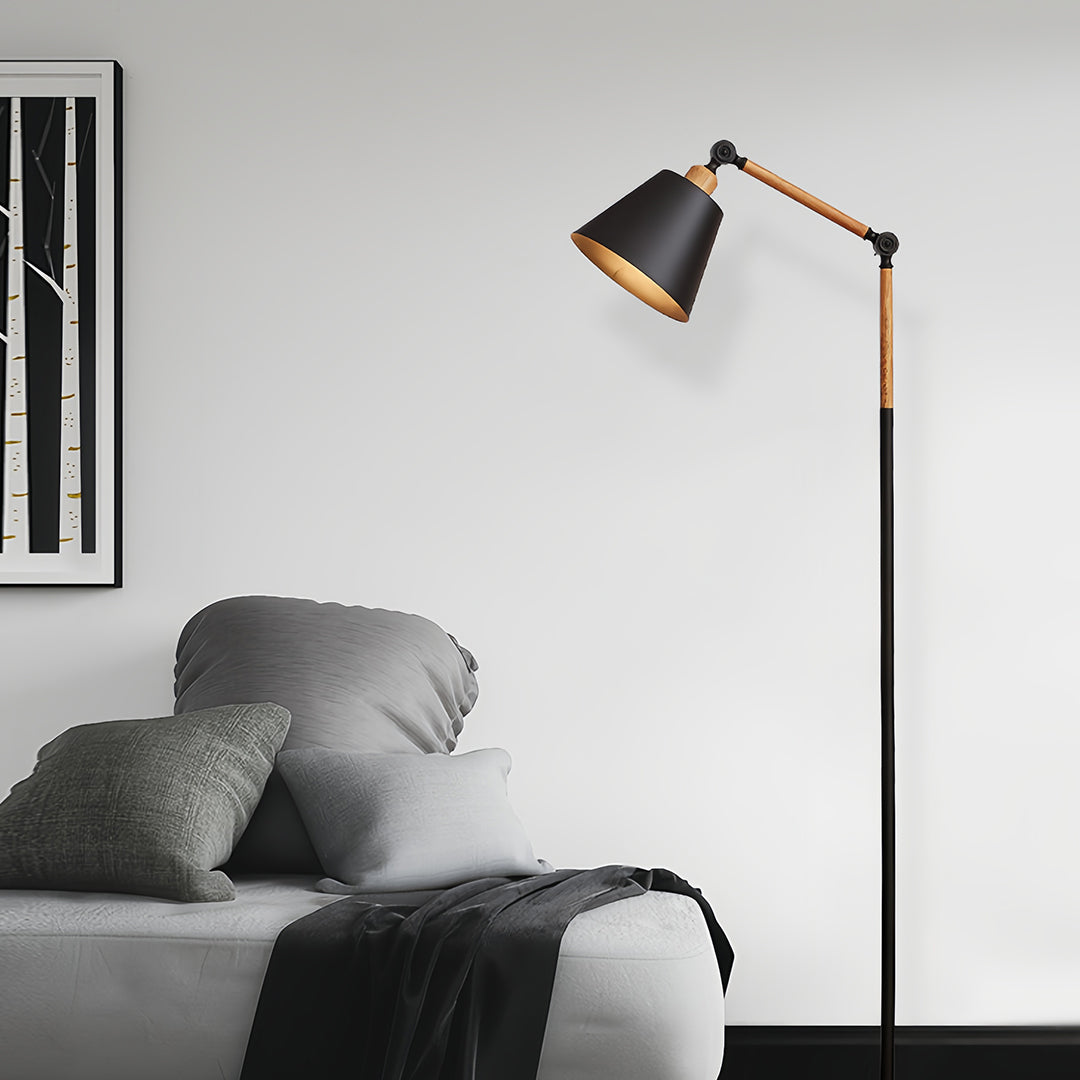 Modern Adjustable Metallic Floor Lamp