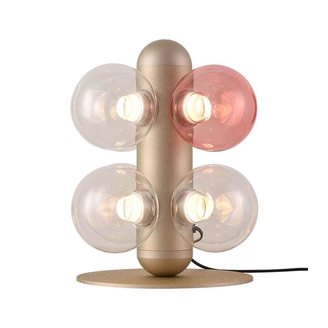 Elegant Multi-Ball LED Glass Bubble Table Lamp