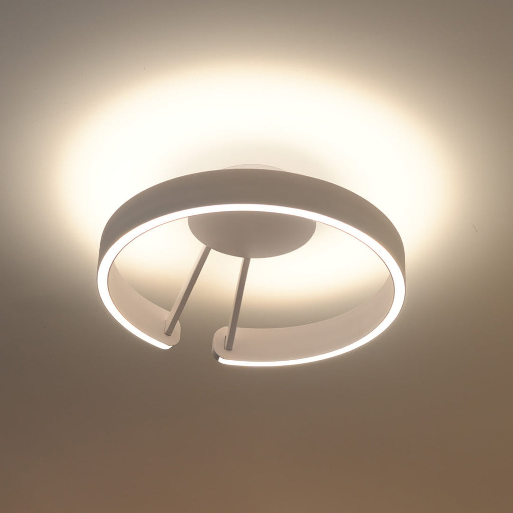 Minimalist Halo Flush Mount Ceiling Light