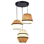 Japanese-Style Pendant Fabric Ceiling Light Shade