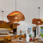 Premium Rattan Wabi-Sabi Pendant Light Fixture