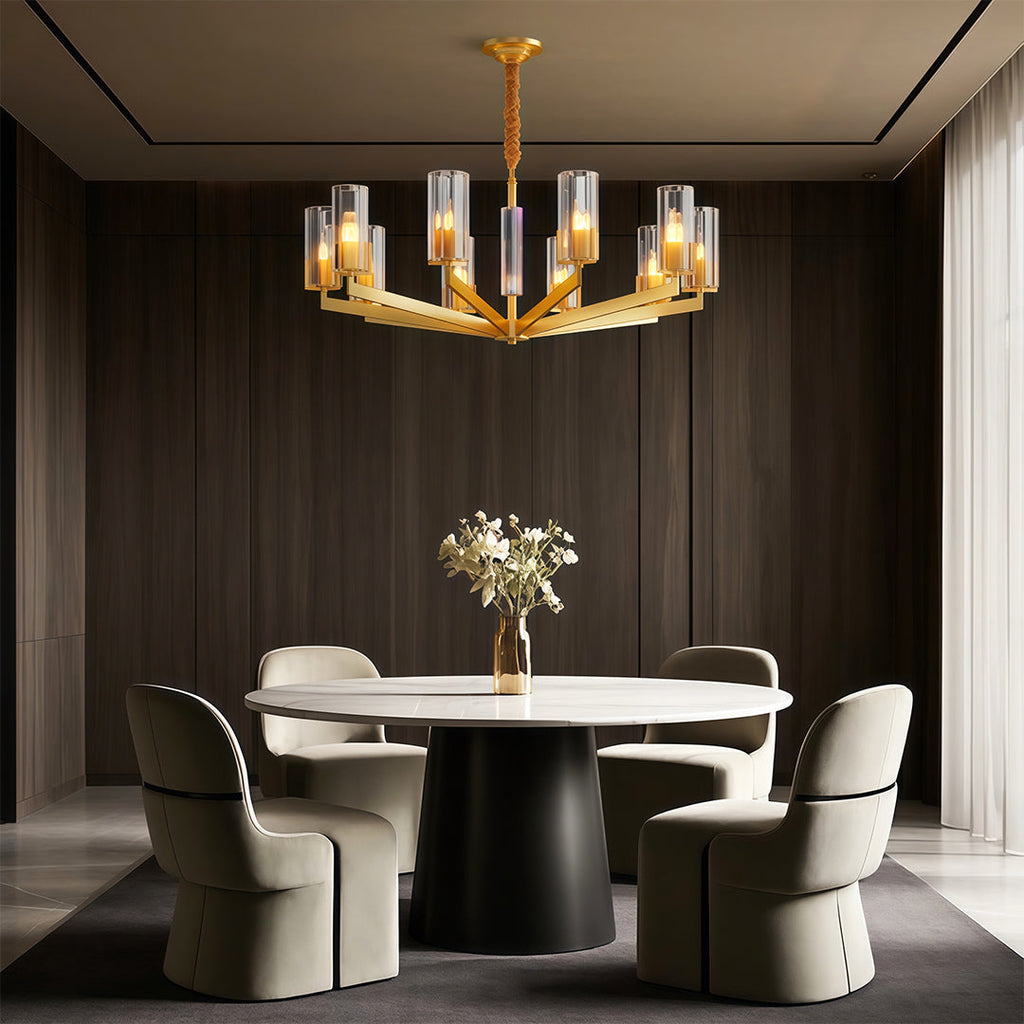 Luxury American-Style Candle Chandelier Ceiling Light