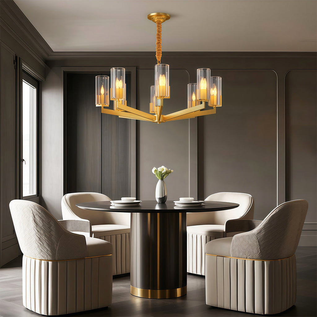 Luxury American-Style Candle Chandelier Ceiling Light