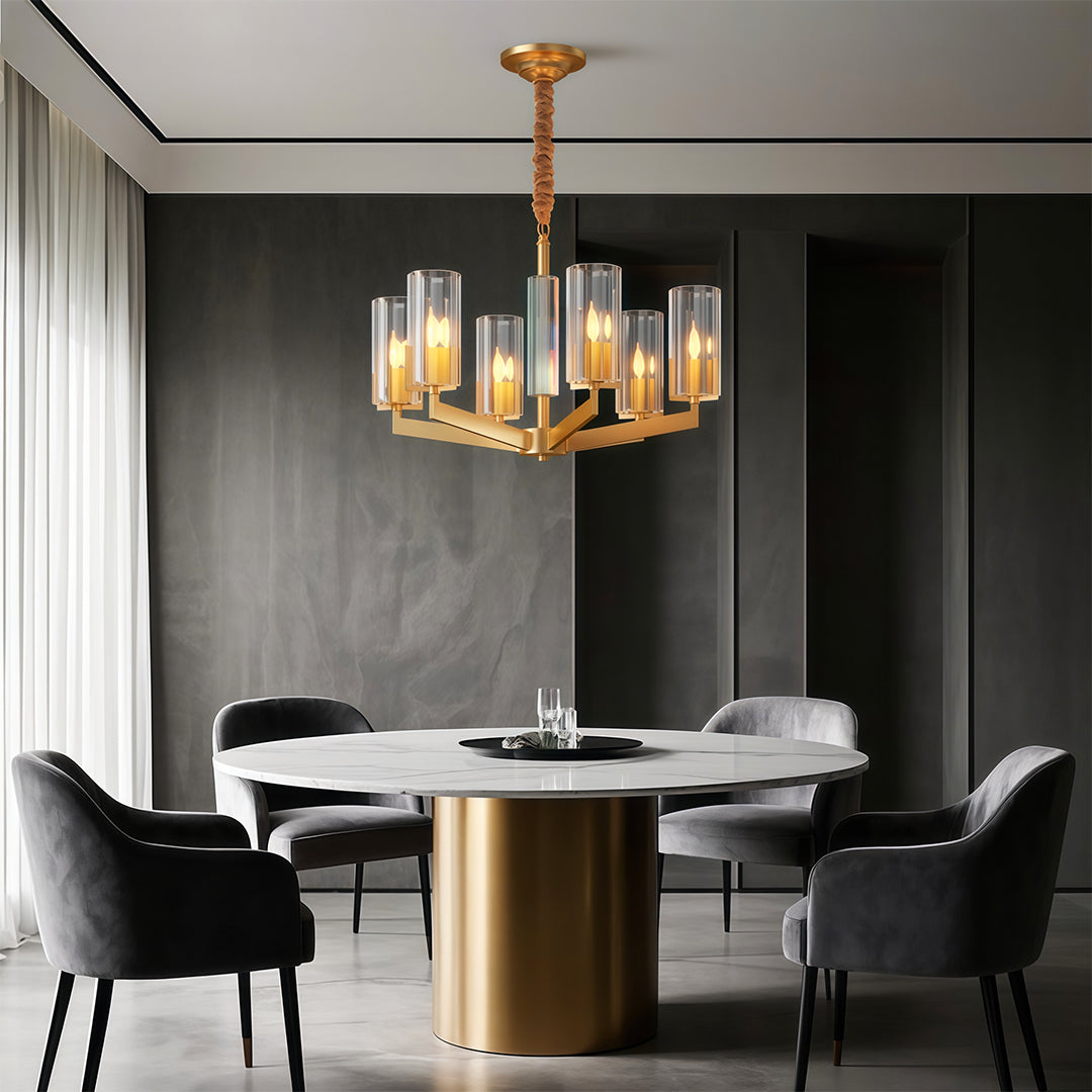 Luxury American-Style Candle Chandelier Ceiling Light