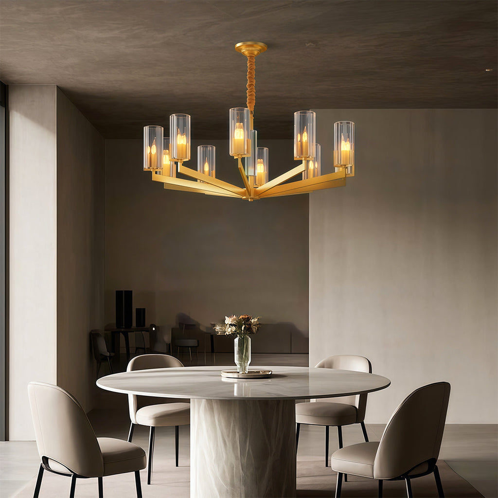 Luxury American-Style Candle Chandelier Ceiling Light