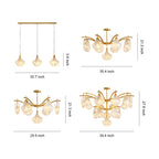 Modern Luxury Shell Chandelier Ceiling Light