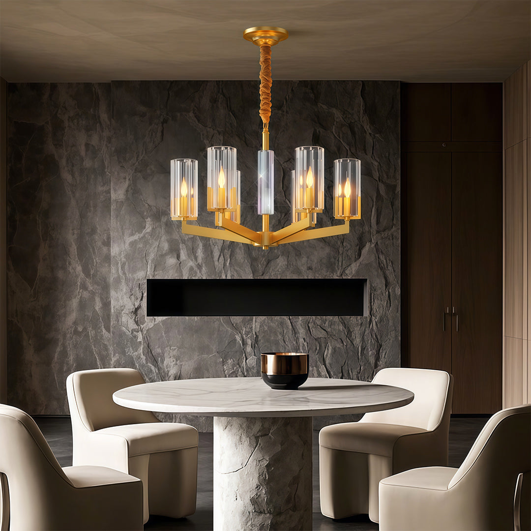 Luxury American-Style Candle Chandelier Ceiling Light