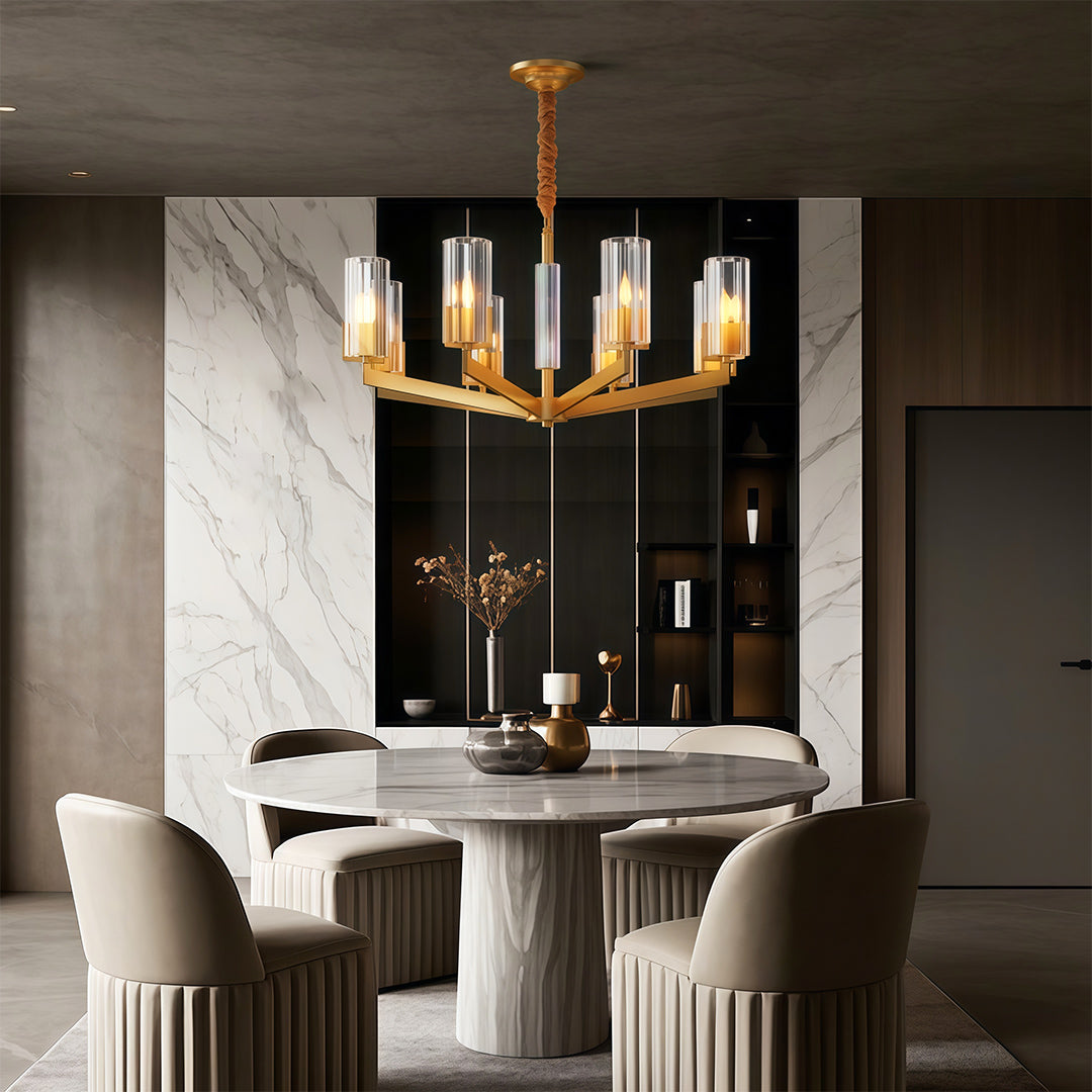 Luxury American-Style Candle Chandelier Ceiling Light