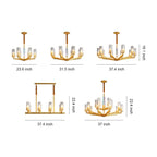Luxury American-Style Candle Chandelier Ceiling Light