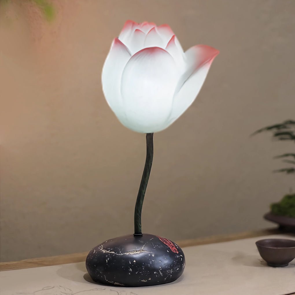 Elegant Lotus LED Flower Floor Lamp