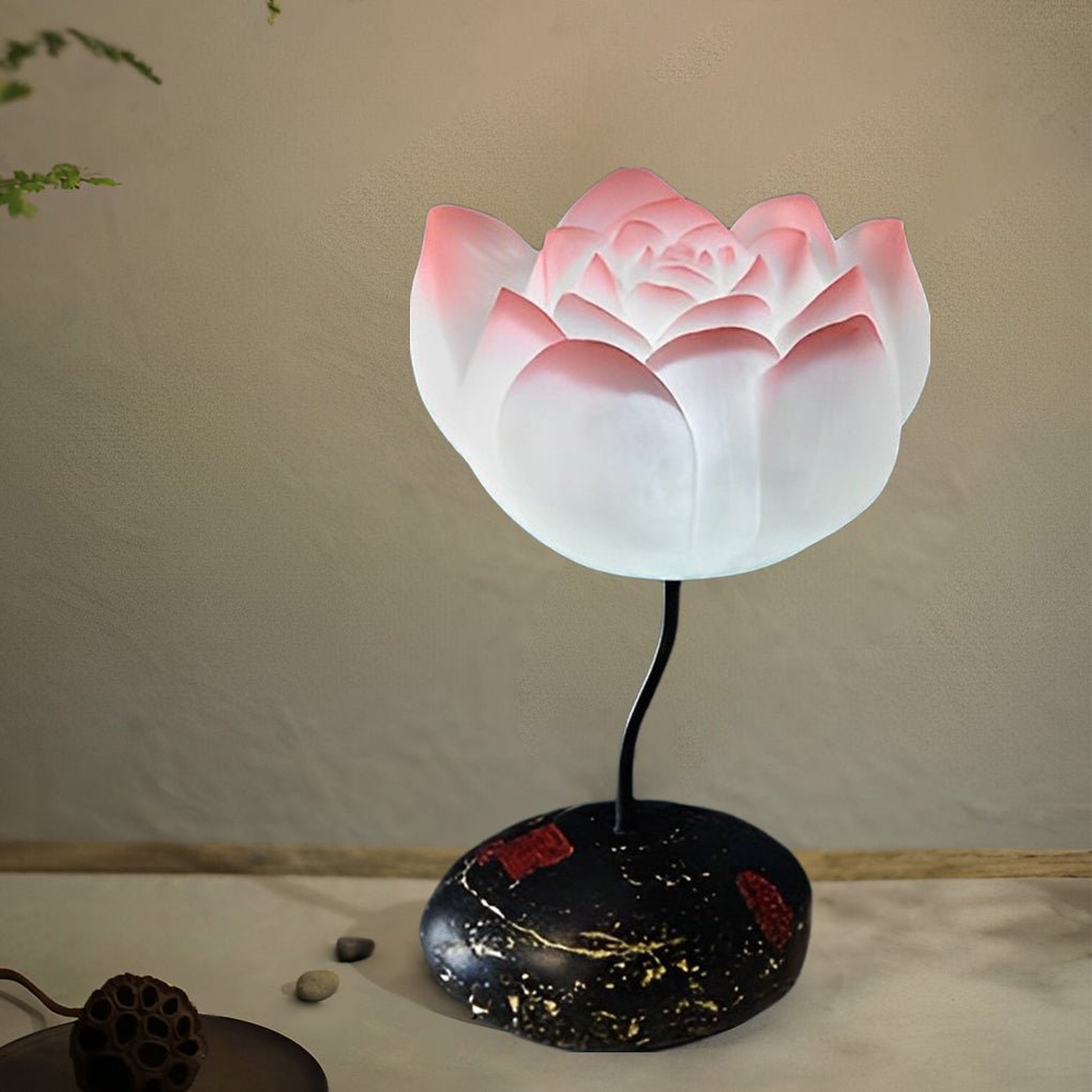 Elegant Lotus LED Flower Floor Lamp