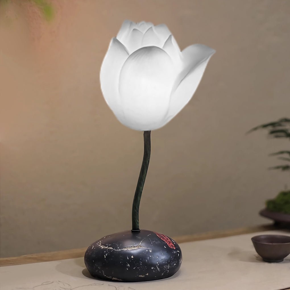 Elegant Lotus LED Flower Floor Lamp