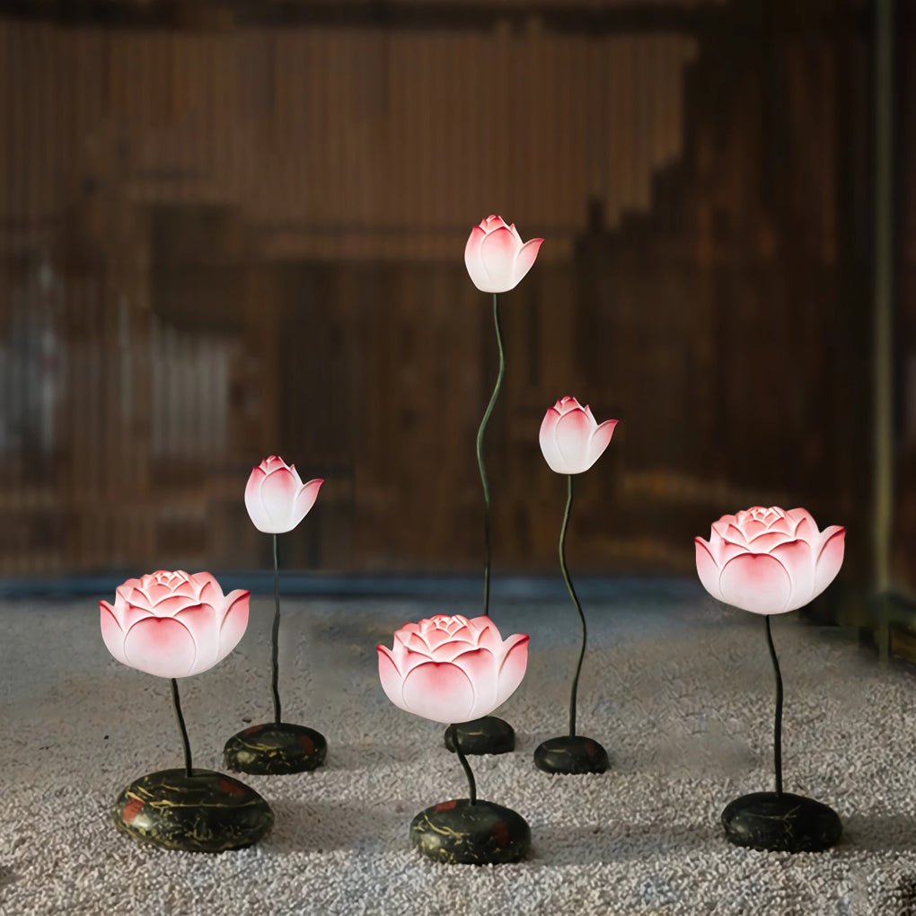 Elegant Lotus LED Flower Floor Lamp