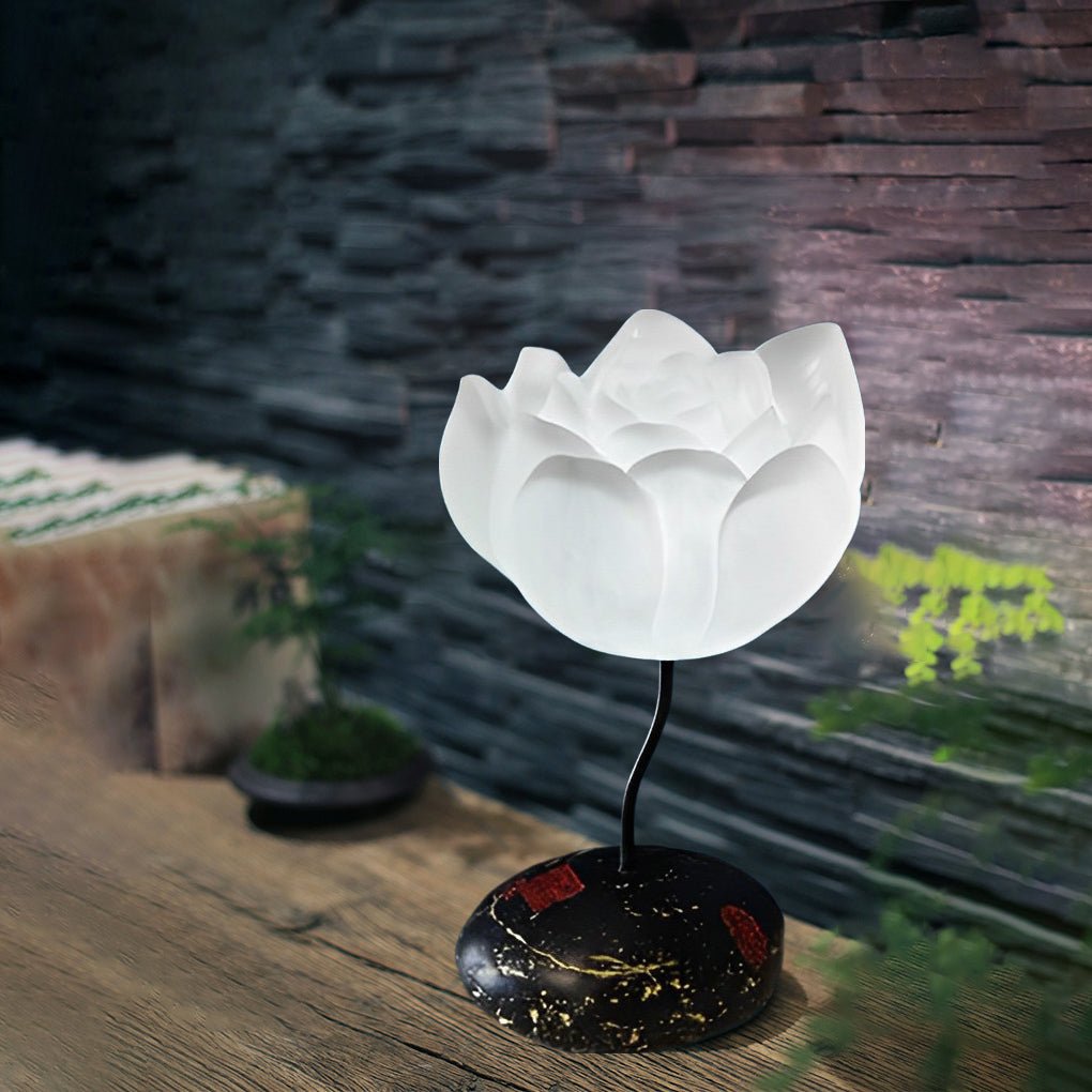 Elegant Lotus LED Flower Floor Lamp
