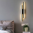 Modern Asymmetric Metal Side Vanity Lights for Bathroom