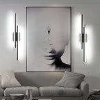 Modern Asymmetric Metal Side Vanity Lights for Bathroom