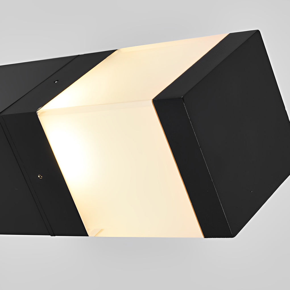 Modern Square Outdoor Bollard Light - Commercial Grade