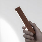 Premium Nordic Touch-Controlled LED Desk Lamp with Dual Magnetic Wooden Base