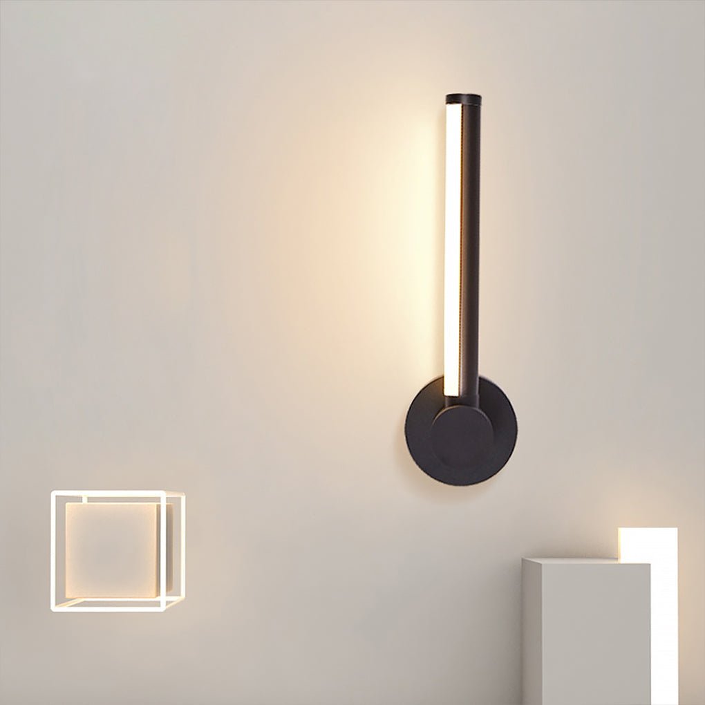 Elegant Rotatable Three-Color Dimming LED Wall Lamp for Living Room