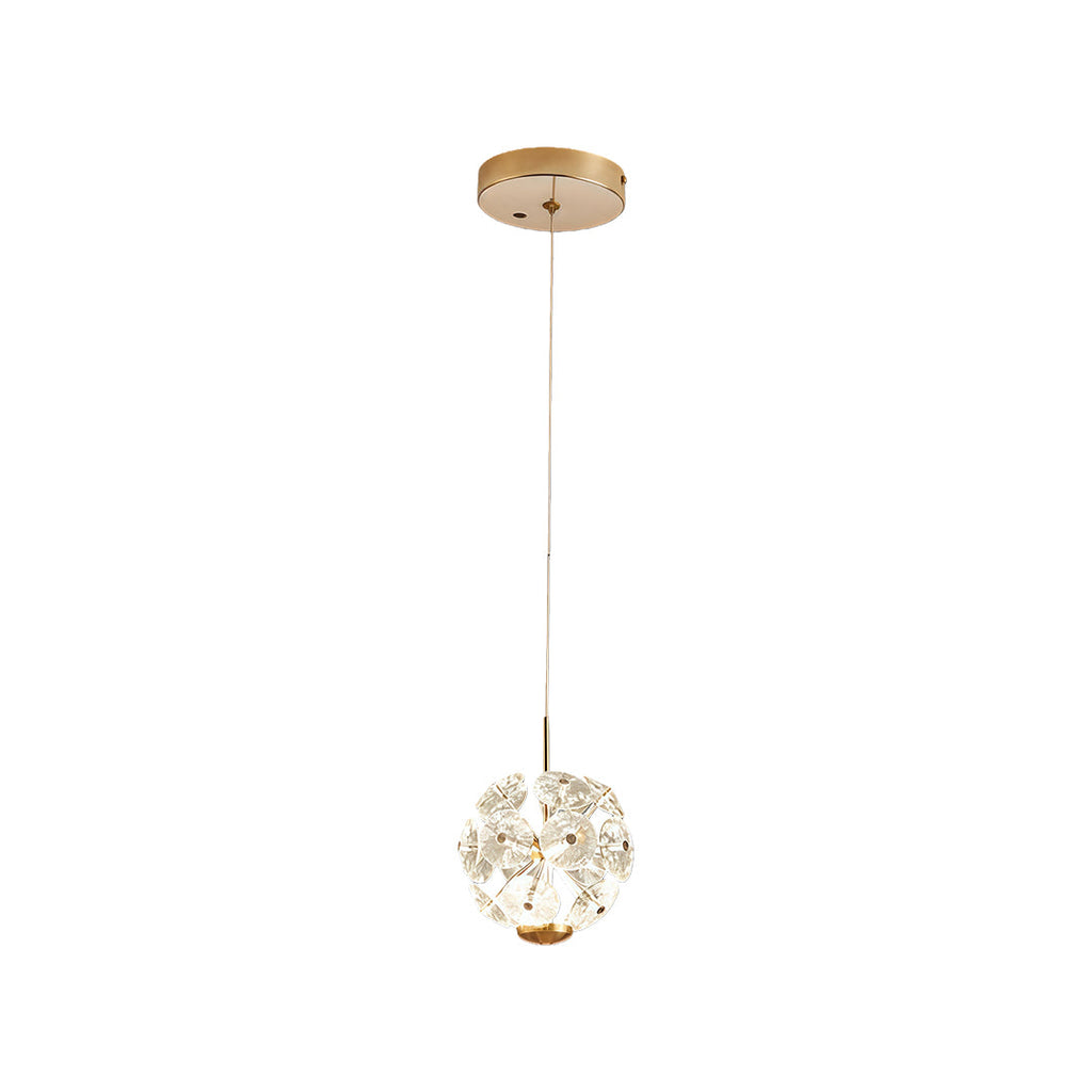 Modern Crystal Chandelier for High Ceilings