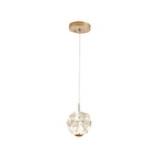 Modern Crystal Chandelier for High Ceilings